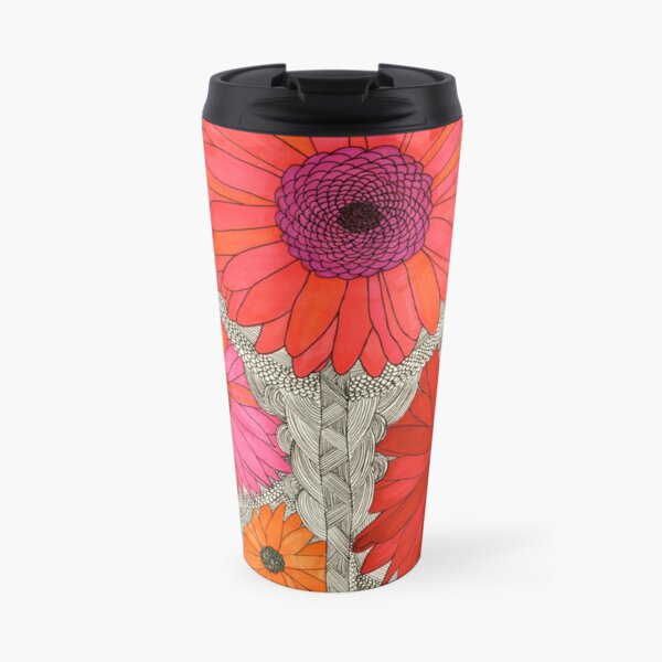Gerbera Daisy Travel Mug