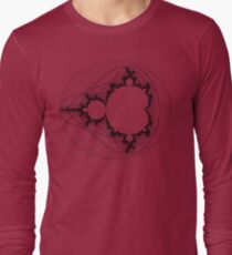 Camiseta de manga larga Black - Linear Mandelbrot