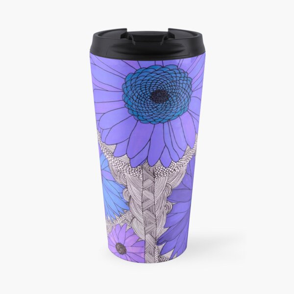 Gerbera Daisy- Purple Travel Mug