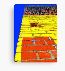 "Vertical Car Yard" Canvas Print