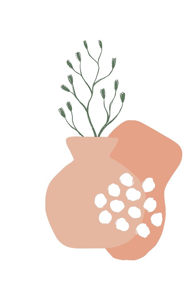 «Florero Hipster» de Claire Chesnut Redbubble