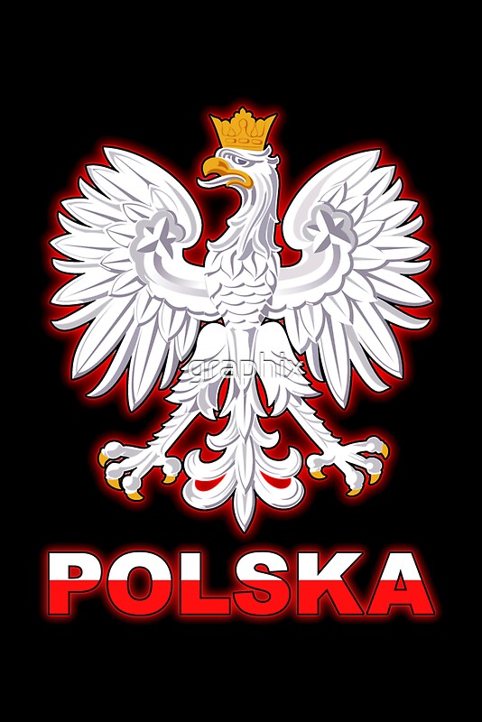 "Polska - Polish Coat of Arms - White Eagle" Stickers by graphix