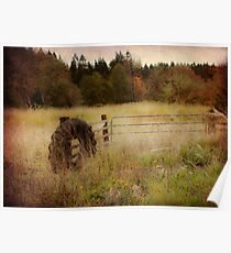 Rural Fence Poster
