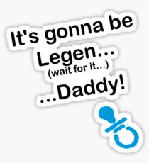 Pegatina legen daddy