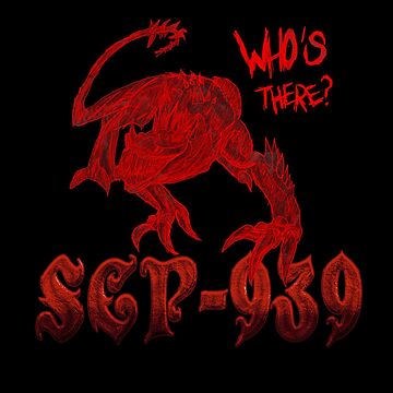 SCP-939 Sticker for Sale by Cool Store Dog