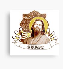 The Dude Abides Metal Print