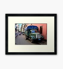 Streets Of Havana Framed Print