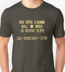 5.56x45mm M855 ammo can Unisex T-Shirt