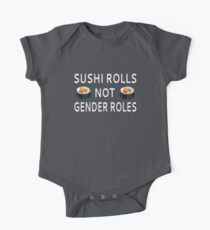 Sushi Rollen nicht Gender Rollen Kurzärmeliger Einteiler