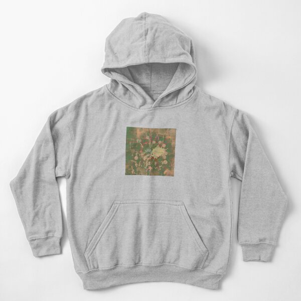 Fractalized floral abstraction Kids Pullover Hoodie