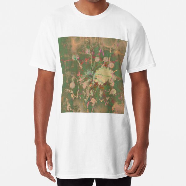 Fractalized floral abstraction Long T-Shirt