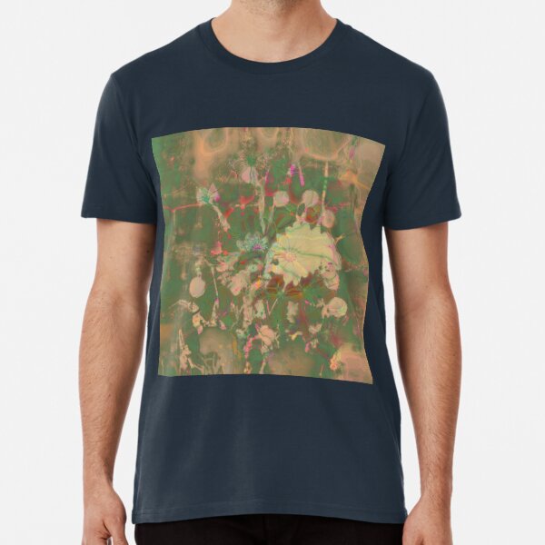 Fractalized floral abstraction Premium T-Shirt