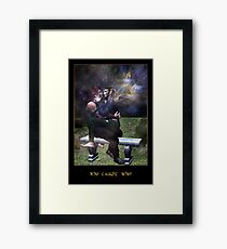 Who Caught Who? Framed Print