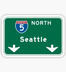 Seattle, WA Panneau de signalisation Sticker