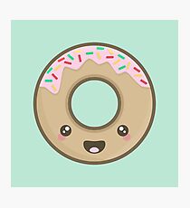 Kawaii Donut Photographic Print
