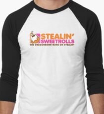 Stealin' Sweetrolls Men's Baseball ¾ T-Shirt