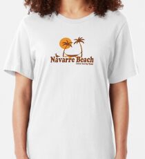 Navarre Beach - Florida. Slim Fit T-Shirt