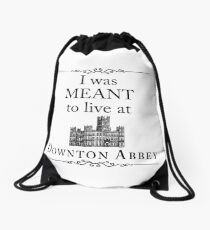 Ich war entschlossen, in Downton Abbey zu leben Turnbeutel