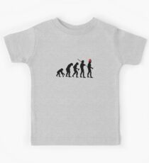 Evolution of the Time Lord - Light Colors Kids Tee