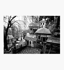 Traditional village at Pelion mountain Photographic Print