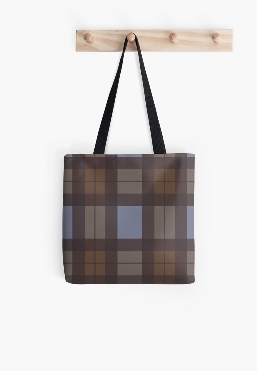 tartan plaid tote bag