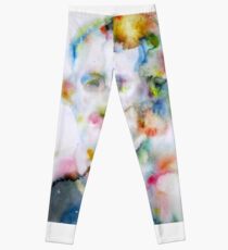 EDGAR ALLAN POE - watercolor portrait.4 Leggings