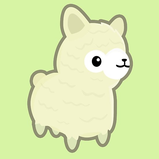 "Kawaii llama" Posters by NirPerel | Redbubble