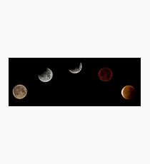 Super Blood Moon composite 2015 Photographic Print