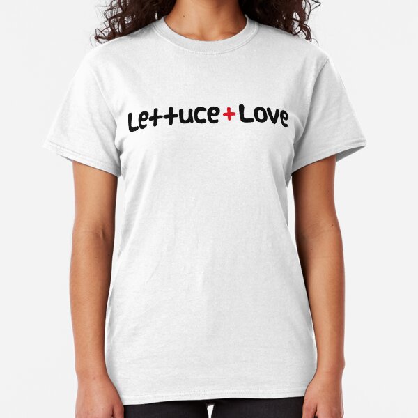 Guinea Pig Mothers Day Slogan "Lettuce and Love" Classic T-Shirt