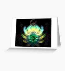new moon anointing Greeting Card