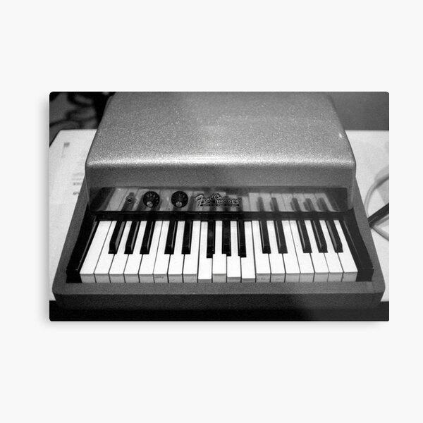 Fender Rhodes Electric Piano Metal Print