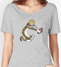 calvin and hobbes Women's Relaxed Fit T-Shirt