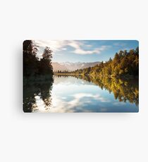 The Colors Of Lake Matheson Canvas Print