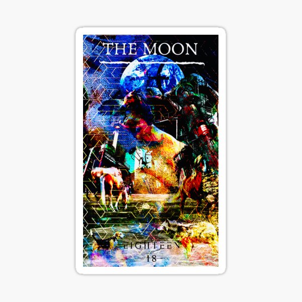 The Moon Sticker