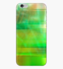 Abstract Art in Green iPhone Case