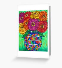 Zinnia Fiesta Greeting Card