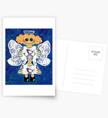Blue Angel - She's mellow and sweet Postcards