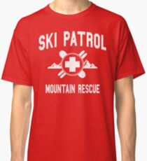 Ski Patrol & Mountain Rescue (vintage look) Classic T-Shirt