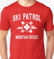 Ski Patrol & Bergrettung (Vintage-Look) Slim Fit T-Shirt