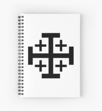 Jerusalem Cross Spiral Notebook