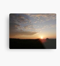 Distant Grainan sunset Metal Print