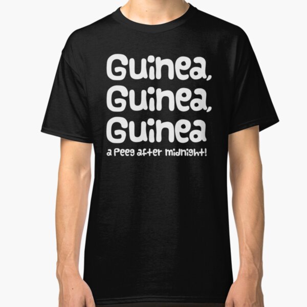 Guinea Pig Slogan "Guinea Guinea Guinea A Peeg After Midnight!" Classic T-Shirt