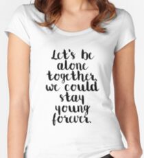 Fall Out Boy Lyric Women's Fitted Scoop T-Shirt