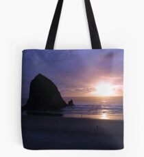 Haystack Sunset Tote Bag
