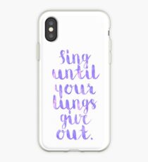 Fall Out Boy Lyric iPhone Case