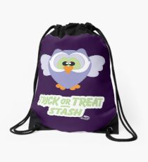 Sweet Owl Trick or Treat Stash Drawstring Bag