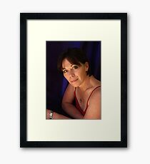 PORTRAIT PHOTO #5 in color Framed Print