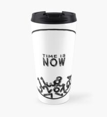Time is Now Clock Travel Mug