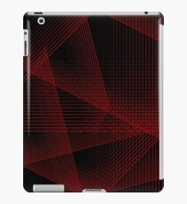 Abstract in Red and Black iPad Case/Skin
