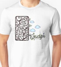 Escape (for light t-shirt colours) Unisex T-Shirt